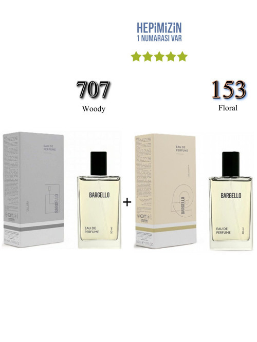 707 + 153 Erkek/Kadın Parfüm Edp 50 ml Woody/Floral - Mnms707153