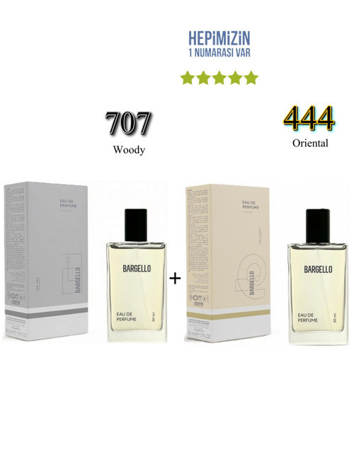 707 + 444 Erkek/Kadın Parfüm Edp 50 ml Woody/Oriental - Mnms707444