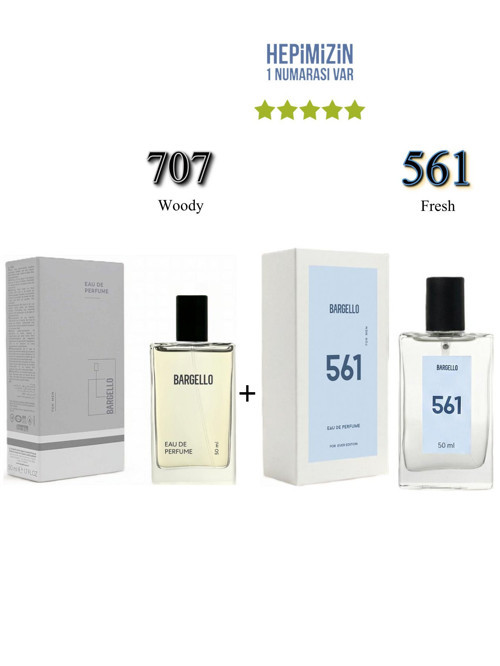 707 + 561 Erkek Parfüm Edp 50 ml Woody/Fresh - Mnms707561