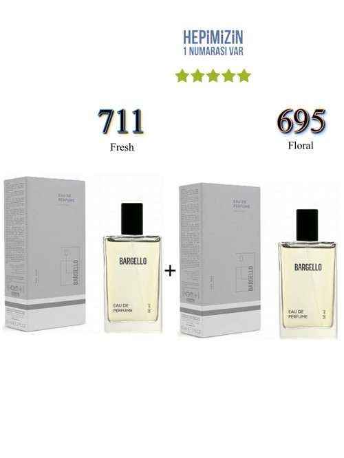 711 + 695 Erkek Parfüm Edp 50 ml Fresh/Floral - Mnms711695