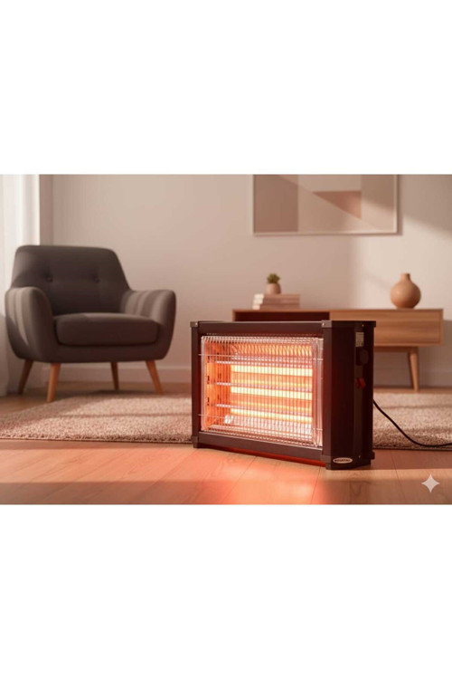 BiHayal 2800Wat 3+1 Çubuk Devrilme Emniyetli Termostatlı Elektrikli Soba/ Elektrikli Isıtıcı