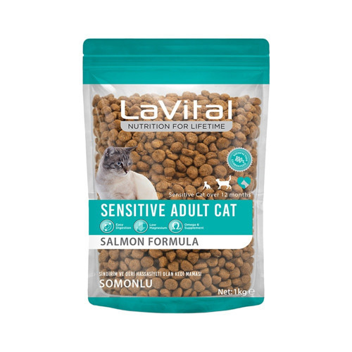 Sensitive Somonlu Kedi Maması 1 kg