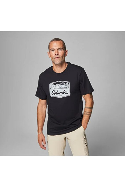CSC M Hex Woodblock Badge SS Tee Erkek Tişört CS0524