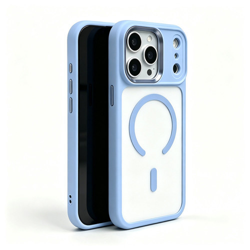 iPhone 18 Pro Kılıf Wireless Şarj Özellikli Krom M-safe Silikon Kılıf