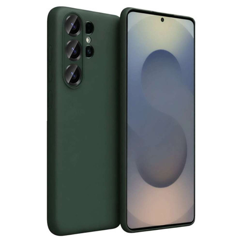 Samsung Galaxy S26 Ultra First Silikon - Koyu Yeşil