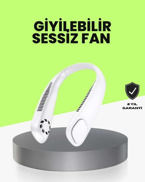 Bıçaksız Güvenli Tasarımlı Sessiz Boyun Fanı