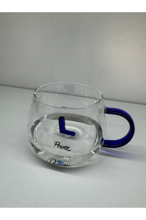 Harfli Cam Kupa Harfli Tasarım Harfli Cam Bardak 400 Ml