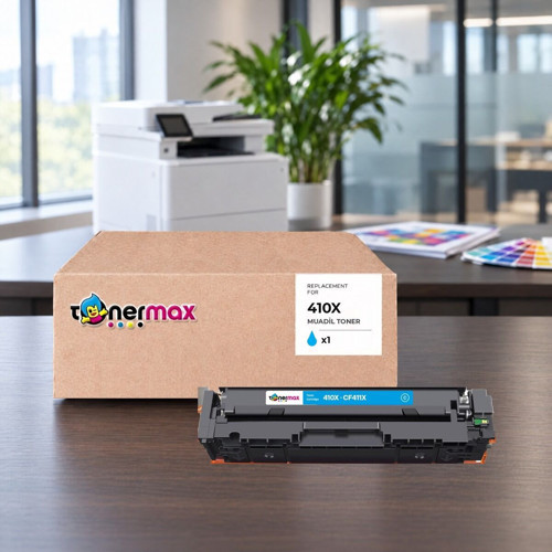 HP Color LaserJet Pro MFP M377dw CF411X Mavi Muadil Toner Çipli