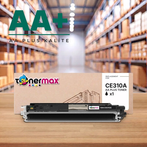 Hp 126A CE310A Siyah Muadil Toner AA Plus / LaserJet Pro CP1025 / M175 / M275