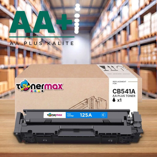 Hp 125A CB541A Mavi Muadil Toner AA Plus / Color LaserJet CP1215 / CP1515 / CM1312