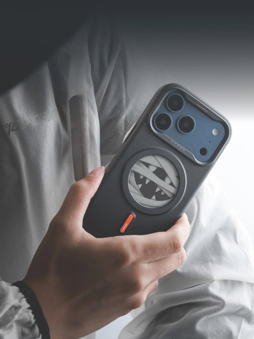 XTREM MagSafe E-Ink Ekranlı Akıllı Telefon Kılıfı İphone 17 Pro ve 18 Pro Uyumlu - Siyah