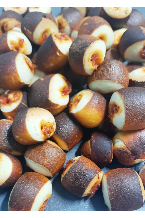Brezel Bites Pizza Tadında - Lokmalık Alman Simidi 64 Adet