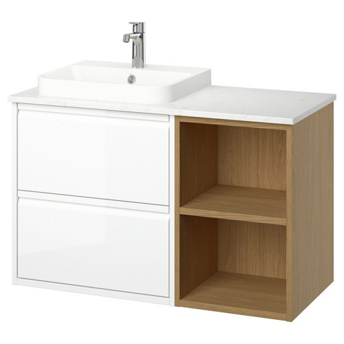 Lavabo Dolabı Kombinasyonu, 102x49x71 cm