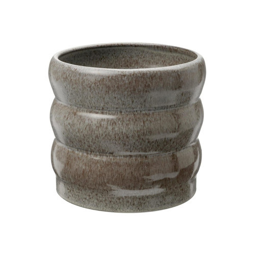 Seramik Saksı, Gri, 15 cm