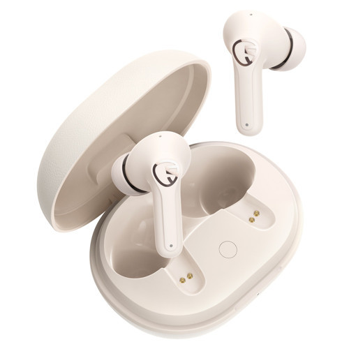 T3 Pro Bluetooth 5.4 TWS Kablosuz Kulak İçi Kulaklık ANC Aktif Gürültü Engelleme Mikrofonlu Bej