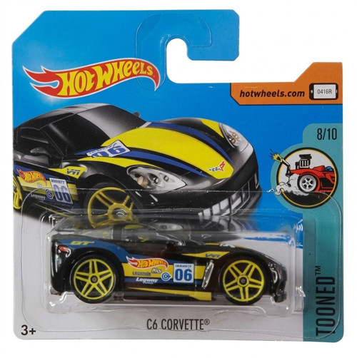 Hot Wheels C6 Corvette - Siyah - 2017 - DTX51 - 1/64