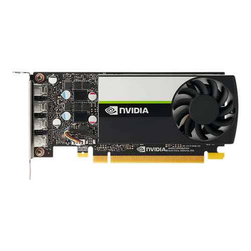 NVIDIA T1000 4GB GDDR6 128-Bit Profesyonel Ekran Kartı 4x Mini DisplayPort (Kutusuz)