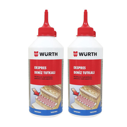 2 ADET - Würth Ekspres Deniz Tutkalı Hızlı Yapıştırıcı 500 Ml N11.2366