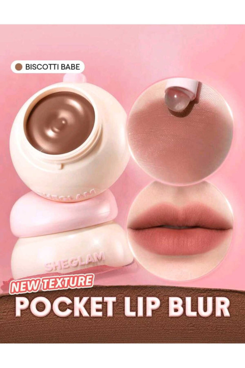 Bounce Putty Pocket Lip Pot Ruj -Biscotti Babe