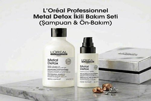 L'Oréal Professionnel Serie Expert Metal Detox Şampuan Seti 100 ml + 45 ml