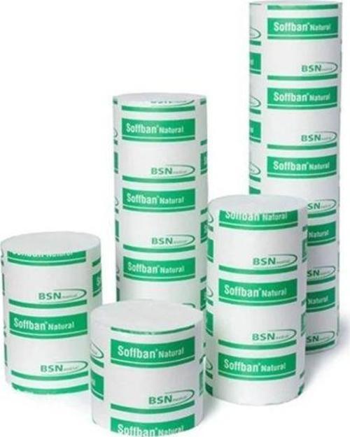 Soffban Natural Alçı Altı ve Lenf Ödem Bandajı Pamuğu 10cm x 2,7m