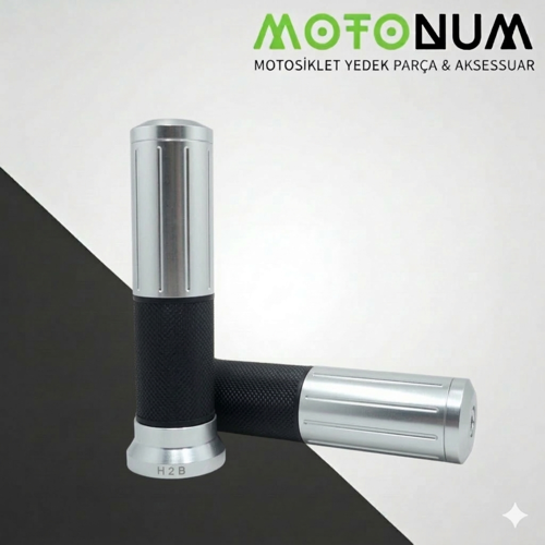 Sym Allo 125 Silikon Destekli Metal Elcik Takımı-Gri-EL08334