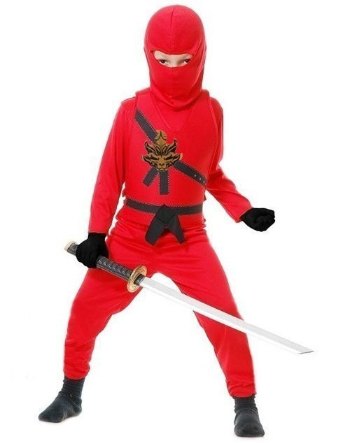 Kırmızı Ninja Kostümü