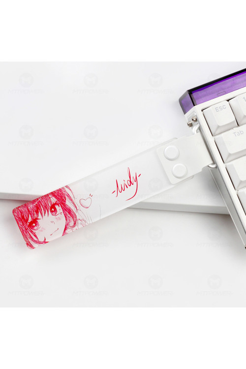 Özel Klavye Kurdelesi Akrilik Yarı Saydam Klavye Askısı Strap Klavye Aksesuarı