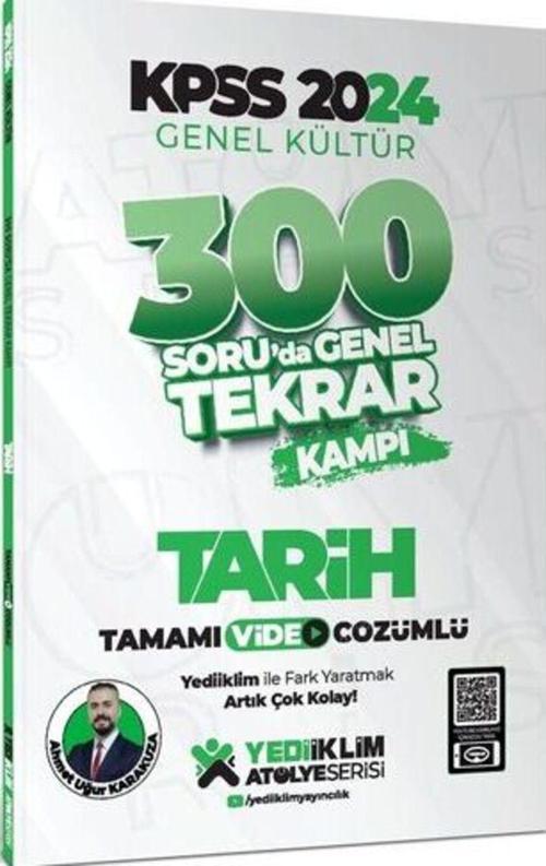 2024 KPSS Genel Kültür Tarih 300 Soruda Tamamı Video Çözümlü Genel Tekrar Kampı