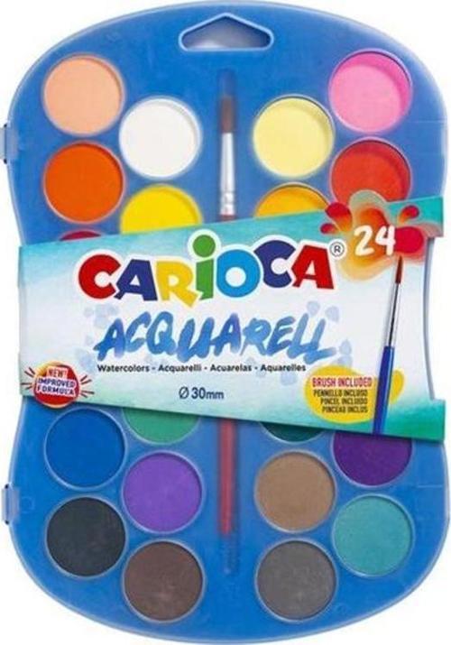 Sulu Boya 30 mm Fırçalı 24 lü
