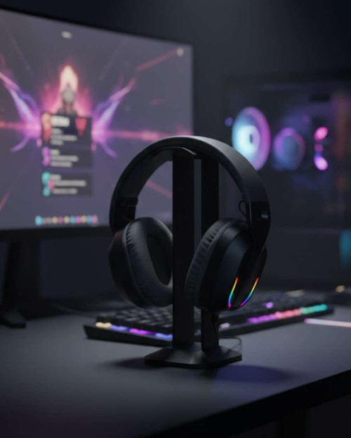 Kablosuz Oyuncu Kulaklığı RGB Aydınlatmalı Bluetooth Mikrofonlu Headset