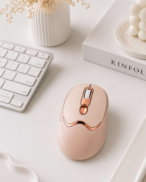 Sessiz Tıklama Özellikli Şarjlı Kablosuz Mouse Çoklu Cihaz Uyumlu