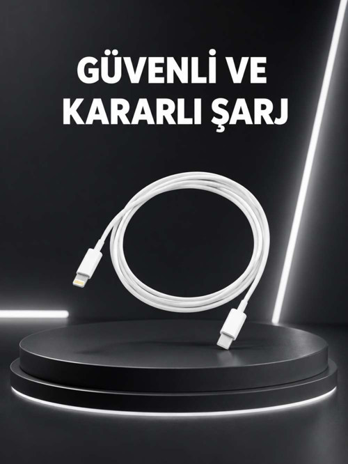 Dayanıklı TPE Lightning Kablo – 30W Hızlı Şarj ve Veri Transferi