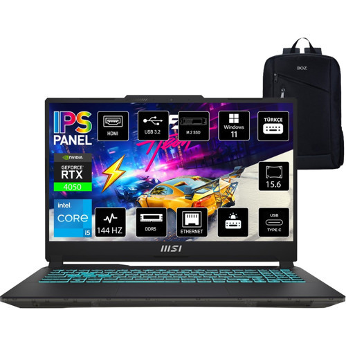 Cyborg 15 A13VE-2268XTRNN Intel Core I5 13420H 32GB 1tb SSD RTX4050 Windows 11 Pro 15.6" Fhd Taşınabilir Bilgisayar