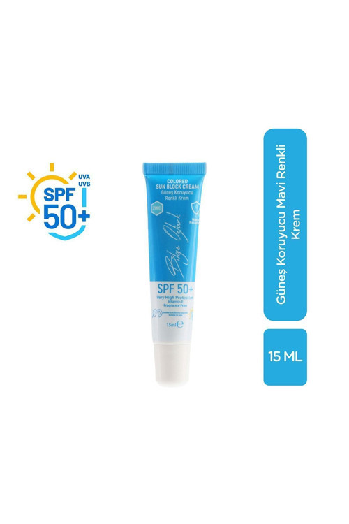 Güneş Koruyucu Renkli Krem 50+ Spf Mavi