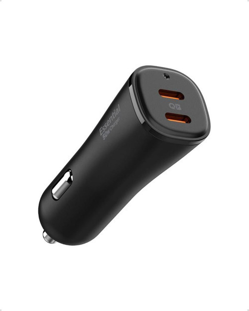 50W USB-C 2 Port Araç içi Hızlı Şarj Aleti Samsung PPS Destekli Akım Korumalı Güç Adaptörü Çakmaklık iPhone & And