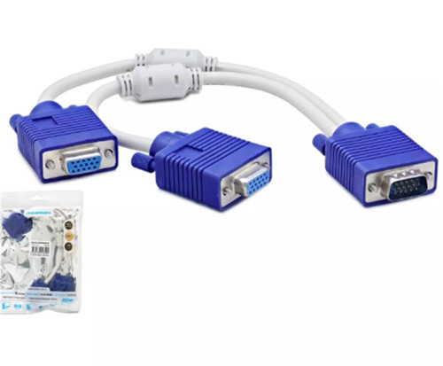 Hdx7753 Vga To 2-Vga F Y Kablo 30Cm Beyaz (KDO)