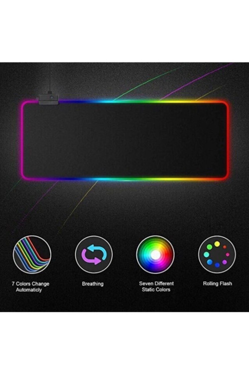 Viponline Rgb Led Işıklı Gaming Mouse Pad 70 X 30Cm