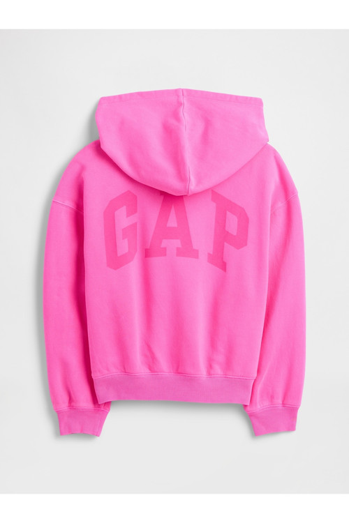 Kız Çocuk Pembe Relaxed Logo Sweatshirt