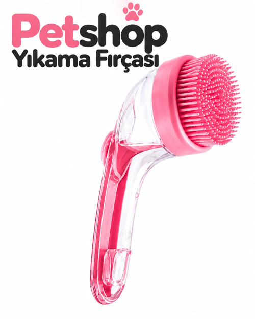Şampuan Hazneli Silikon Pet Yıkama