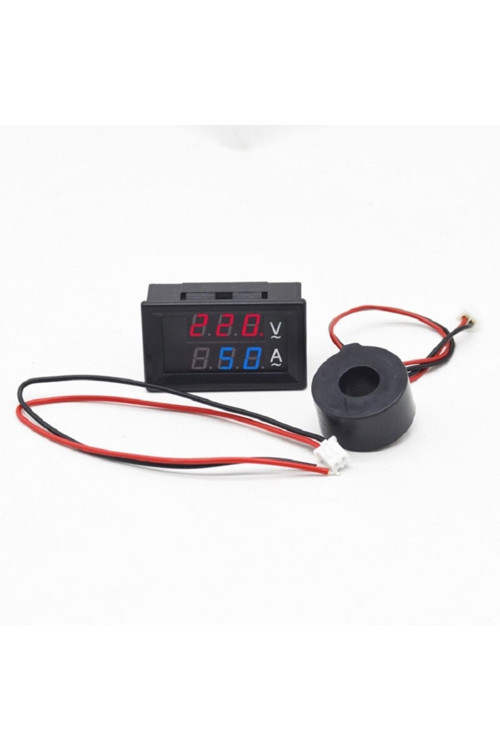 Dijital Trafolu Volt-ampermetre 50-500v 0-50amper