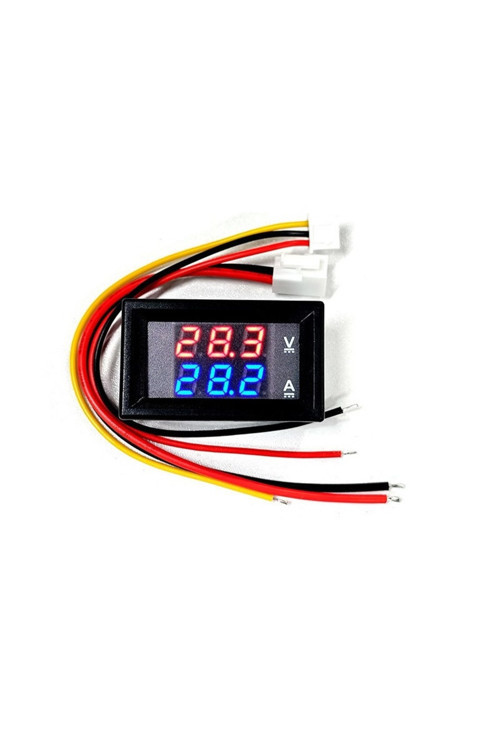 DC 0-100V 0-10A Voltampermetre