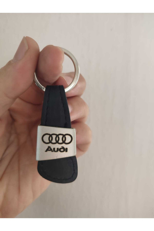 Audi Metal Deri Oto Anahtarlık