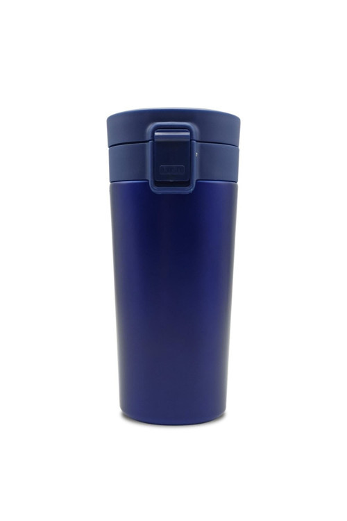 Tek El Bas Iç Paslanmaz Çelik Termos 380 Ml Sızdırmaz Kilitli Kapak Çift Katmanlı Travel Mug
