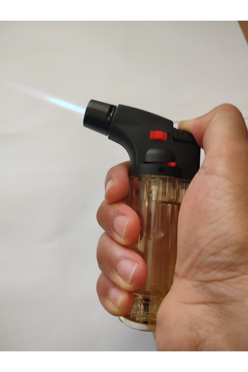 Pürmüzlü Çakmak Turbo Torch Gaz Ayar Ve Kilit Ayarlı ( Rüzgarda Ve Yağmurda Yanar )