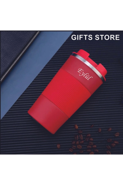 Kişiye Özel Termos Paslanmaz Çelik Mug 500 Ml ( Sızdırmaz Kapaklı, El Yakmaz , Çift Katmanlı )