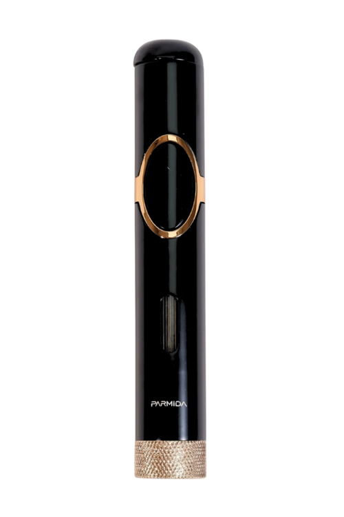 Tek Torch Pürmüz Siyah Gold Delici Sehpahlı Metal Puro Çakmağı TR10037