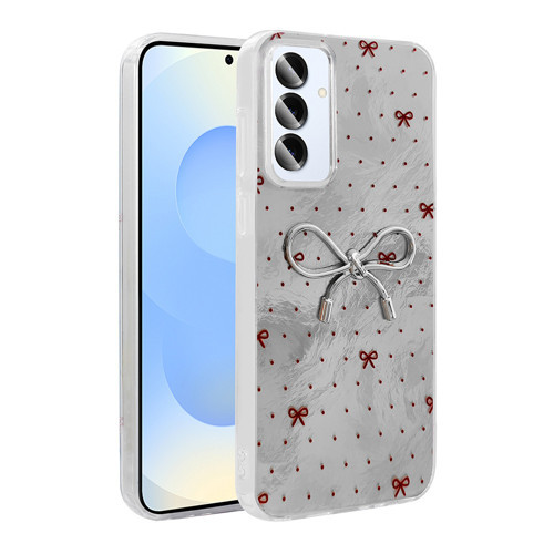 Galaxy S24 Plus Kılıf Kamera Çıkıntılı Parlak Figürlü Shiny Happy Silikon Kapak