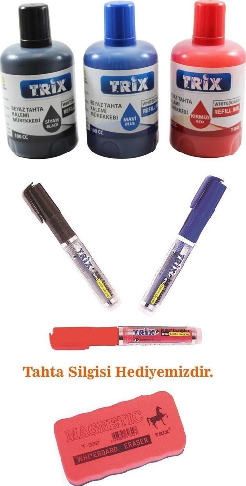 Tahta Kalemi Ve Tahta Kalem Mürekkebi Seti (Tahta Silgisi Hediyeli ) Tx