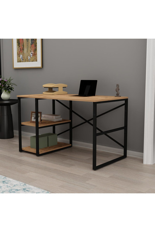 Hera Metal Çalışma Masası Atlantik Çam 120 Cm